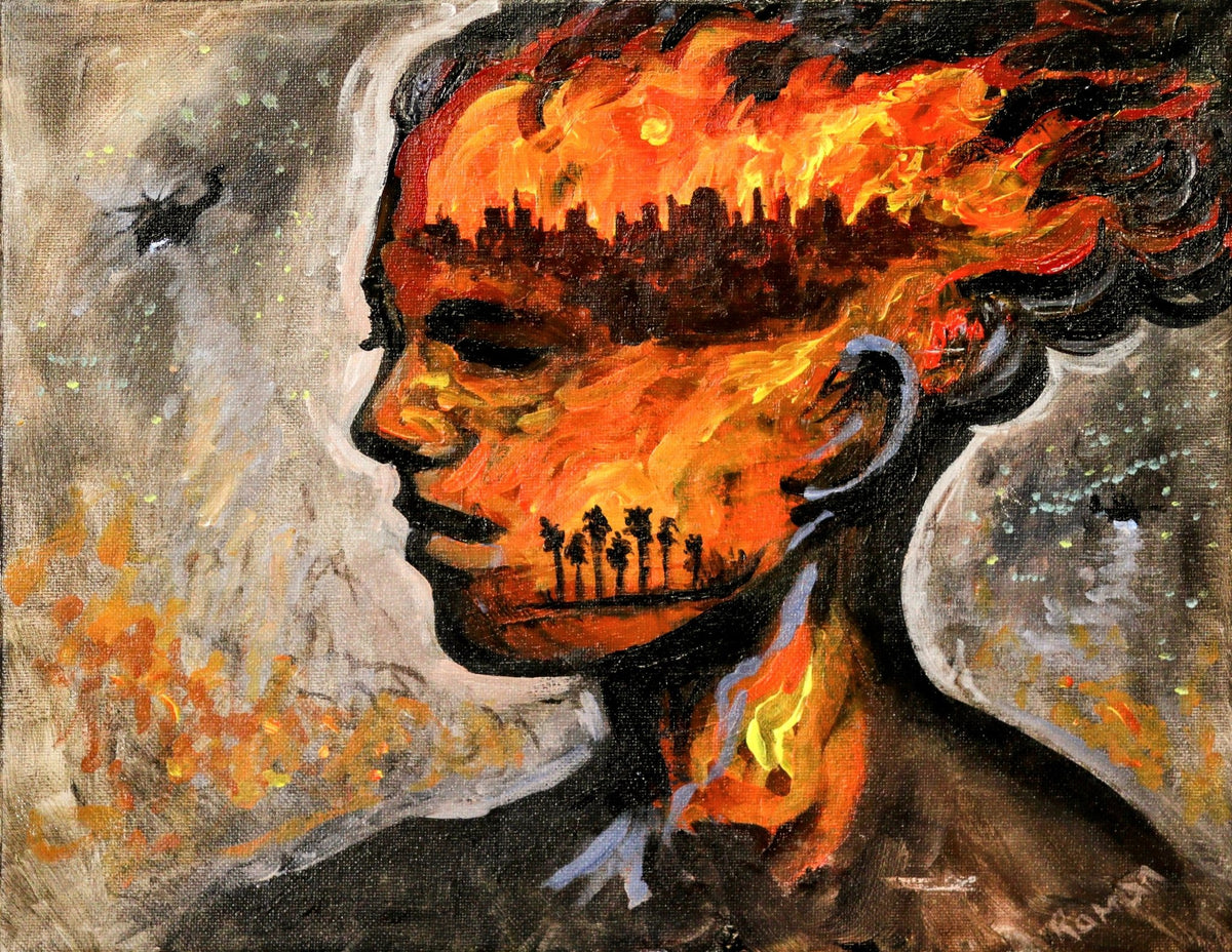 Flames - art of raman