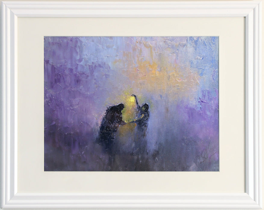 Can You Hear Me? - Framed Giclée Print - art of raman