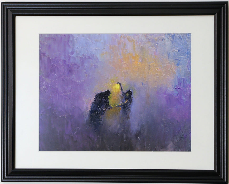 Can You Hear Me? - Framed Giclée Print - art of raman