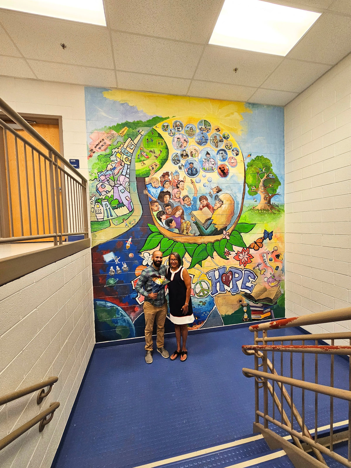 Keene Mill Elementary School mural
