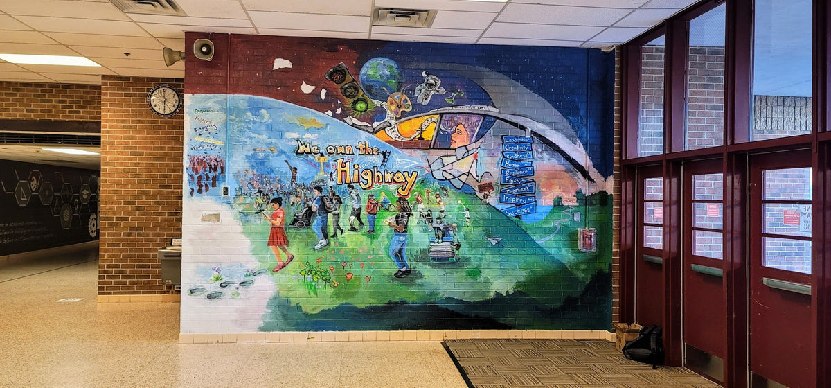 Mount Vernon High School mural