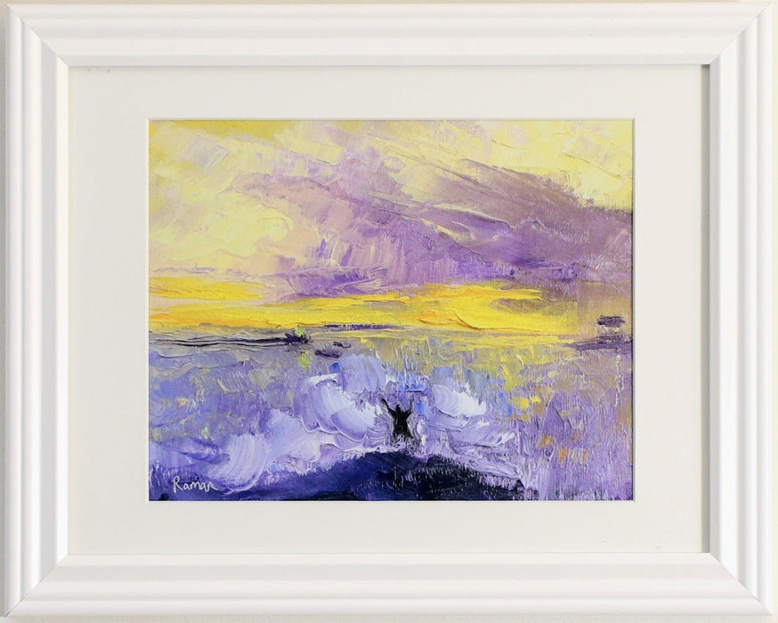 Surrender by the Sea - Framed Giclée Print - art of raman