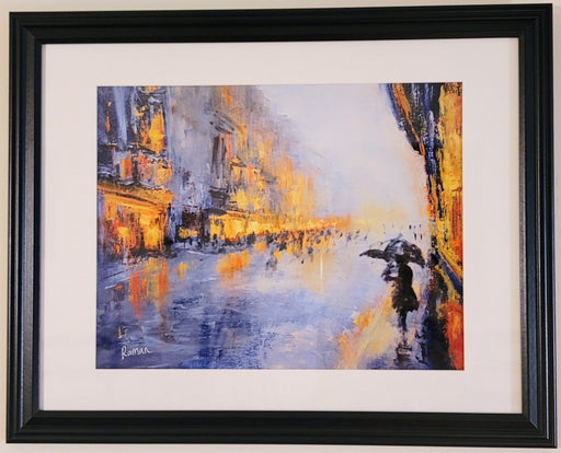 Warmth in Winter - Framed Giclée Print - art of raman