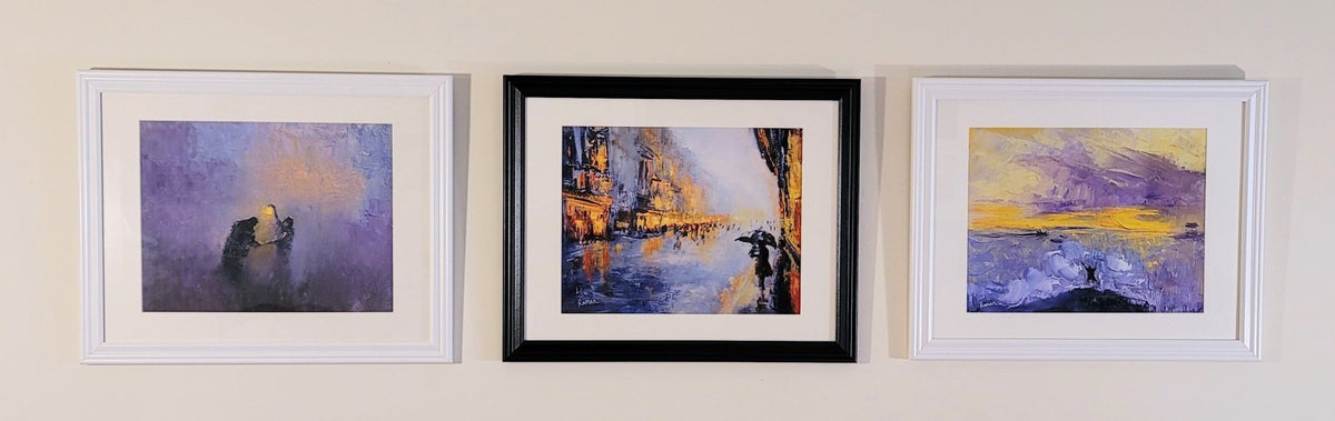 Warmth in Winter - Framed Giclée Print - art of raman