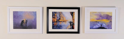 Warmth in Winter - Framed Giclée Print - art of raman